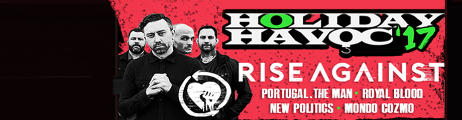 X107.5 Holiday Havoc: Rise Against, Portugal The Man, Royal Blood, New Politics & Mondo Cozmo