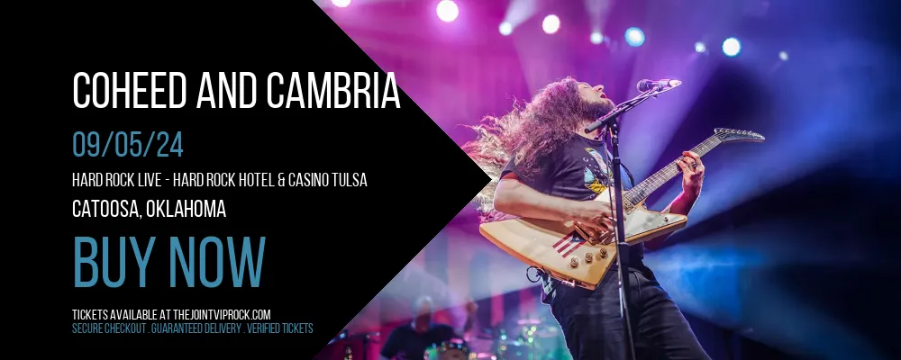 Coheed and Cambria at Hard Rock Live - Hard Rock Hotel & Casino Tulsa